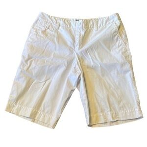 Liz Claiborne Sloane Shorts womens size 10 white